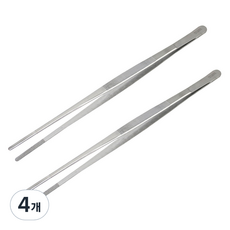 직선 의료용 핀셋 30cm, 4개