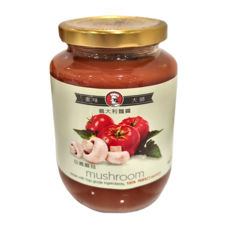 CHEF'S CHOICE 美味大師 義大利麵醬 田園蘑菇, 470g, 1罐