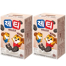 동서 제티 쿠키앤 쵸코, 17g, 20개입, 2개