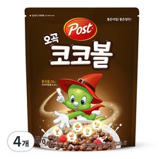 포스트 오곡 코코볼 시리얼, 570g, 4개