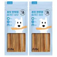 핏펫 츄잇 중대형견용 오래먹는 강아지 간식 덴탈껌, 플레인, 90g, 2개 - 핏펫