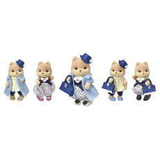 EPOCH Sylvanian Families 森林家族 TOWN時尚焦糖狗組, 1組