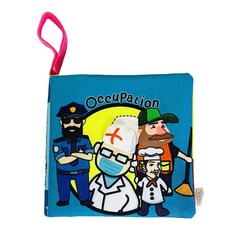 oceanbaby 互動學習布書 偉大職業介紹, 尺寸15*15CM