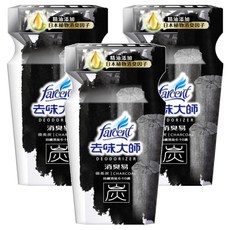 去味大師 消臭易 備長炭, 350ml, 3瓶