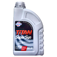FUCHS TITAN SuperSyn 5W50 合成機油, 1公升, 1罐, 1L