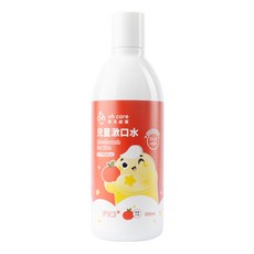 oh care 歐克威爾 兒童漱口水 蘋果, 350ml, 1瓶
