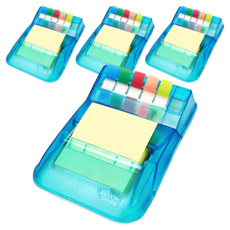 3M Post-it 利貼 3M 彈出式分配器 KR-2001 + 彈出式補充裝 + 旗幟 5 色組合裝, 混色, 4組