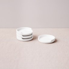 보울보울 국산 노르딕볼볼 수저받침, 밀크화이트, 4개