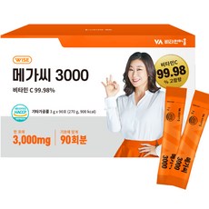 비타민마을 비타민마을 메가씨 플러스3000 비타민C 90포(3개월분) x 2박스, 2개, 단일옵션