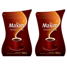 맥심 아라비카 100 원두 커피, 150g, 1개입, 2개