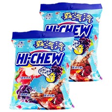 MORINAGA 森永 HI-CHEW 嗨啾汽水軟糖, 汽水綜合, Q彈不膩, 90g, 2包