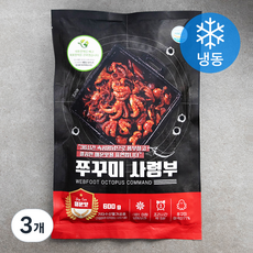 쭈꾸미 사령부 매운맛 (냉동), 600g, 3개