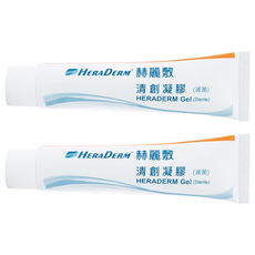 HERADERM 赫麗敷 清創凝膠 (滅菌) HERADERM Gel (Sterile), 40g, 軟化乾燥組織, 維持傷口濕潤, 2條