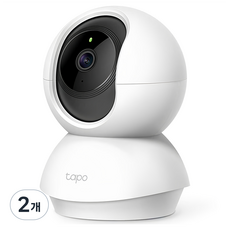 타포 360도 회전형 2K 고화질 스마트 WiFi 홈 카메라 실내용, Tapo C210, 2개
