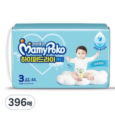 마미포코 하이퍼드라이 팬티형 기저귀 남녀공용, 3단계, 396매