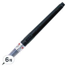 Kuretake 吳竹 毛筆 22號 中 CNDM150-22S, 黑色, 6個