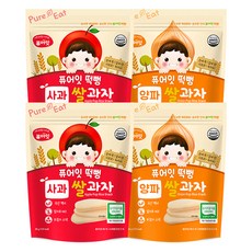퓨어잇 사과떡뻥 2p + 양파떡뻥 2p, 사과, 양파, 1세트