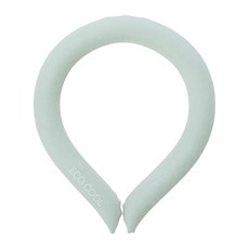 NeedsLabo ECO COOL PCM涼感頸圈, 約15分鐘冷凍, 男女通用, 頸圍約30~42cm, 直徑15cm, 淺灰綠, 1個