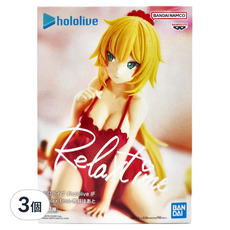 BANDAI Hololive hololive IF Relax time 赤井心模型, 商品尺寸約12cm, 塑膠、PVC材質，年齡15歲以上, 3個