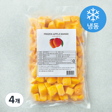 애플망고 (냉동), 1kg, 4개