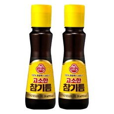 오뚜기 고소한 참기름, 80ml, 2개