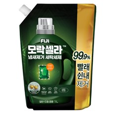 피지 모락셀라 냄새제거 상쾌한 허브향 액상세제 리필, 1L, 1개입, 1개