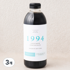 1994 콜드브루 원액 디카페인, 1000ml, 3개