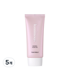 토니모리 마이 루미너스 내추럴 글로우 비비크림 SPF50+ PA+++ 55ml, 02 웜베이지, 5개