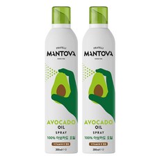 만토바 아보카도 오일 스프레이, 200ml, 2개