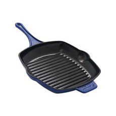 Amercook LE PLURIEL II 方型鑄鐵煎鍋, 28cm, 鑄鐵材質耐高溫, 受熱均勻, 雙側特殊半圓型導流口設計, 45cm, 1個