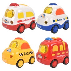 OZ TOY 迷你玩具車 4入, 混色