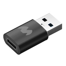 GOOSPERY Type C to USB A 3.0轉換OTG轉接器, 黑色, 1個, 35mm