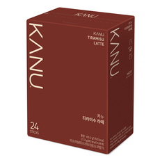 KANU 提拉米蘇拿鐵沖泡粉, 17.3g, 24條, 1盒