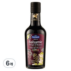 폰타나 모데나 발사믹 식초 실버라벨, 250ml, 6개