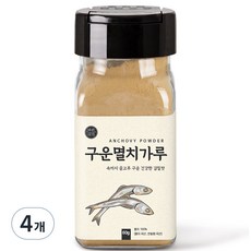 바른미각 국산 구운멸치가루, 60g, 4개