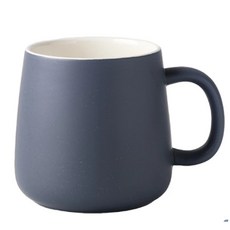 消光馬克杯 Set 2個, 陶瓷, 容量:約300ml, 霧面藍