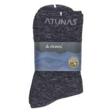ATUNAS 歐都納 保暖中筒雪襪, 深藍色, F, 深藍, 1雙