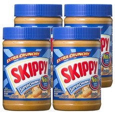 스키피 땅콩버터 청크, 462g, 4개