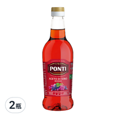 PONTI 紅酒醋, 500ml, 2瓶