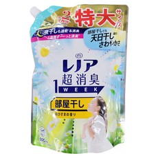 Lenor 蘭諾 1WEEK 一週間衣物消臭室內曬乾柔軟精 暖陽香 補充包, 920ml, 1包