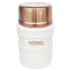 THERMOS 膳魔師 316不銹鋼悶燒罐, 520ML, 珍珠白, 1個