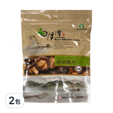 魚池鄉農會 香菇脆片, 通過SGS檢驗合格 無添加防腐劑 純素可用 夾鏈袋設計, 90g, 2包