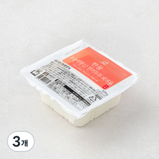 한둘 무농약 인증 콩으로 만든 한끼 두부 찌개용, 120g, 3개