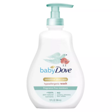 babydove 多芬 孩童保濕沐浴露 無香 384ml 寶寶沐浴露 溫和保濕, 1瓶