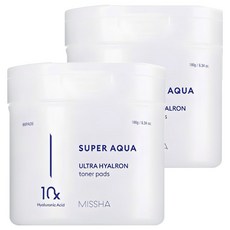 미샤 수퍼아쿠아 울트라 히알론 토너 패드 180g, 90매입, 2개