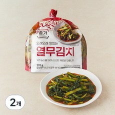 종가 오래오래 맛있는 열무김치, 900g, 2개
