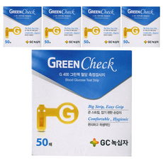 GC Biopharma Green Check血糖測量檢查紙, 50張, 5個