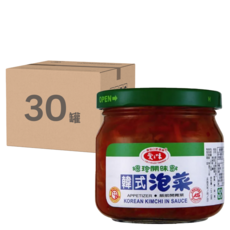 愛之味 韓式泡菜, 190g, 30罐