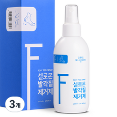 셀로몬 발각질 제거제 티트리향, 200ml, 3개