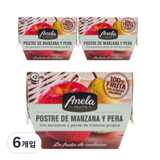 아넬라 첫시작 유아 디저트 2p, 사과배, 200g, 6개